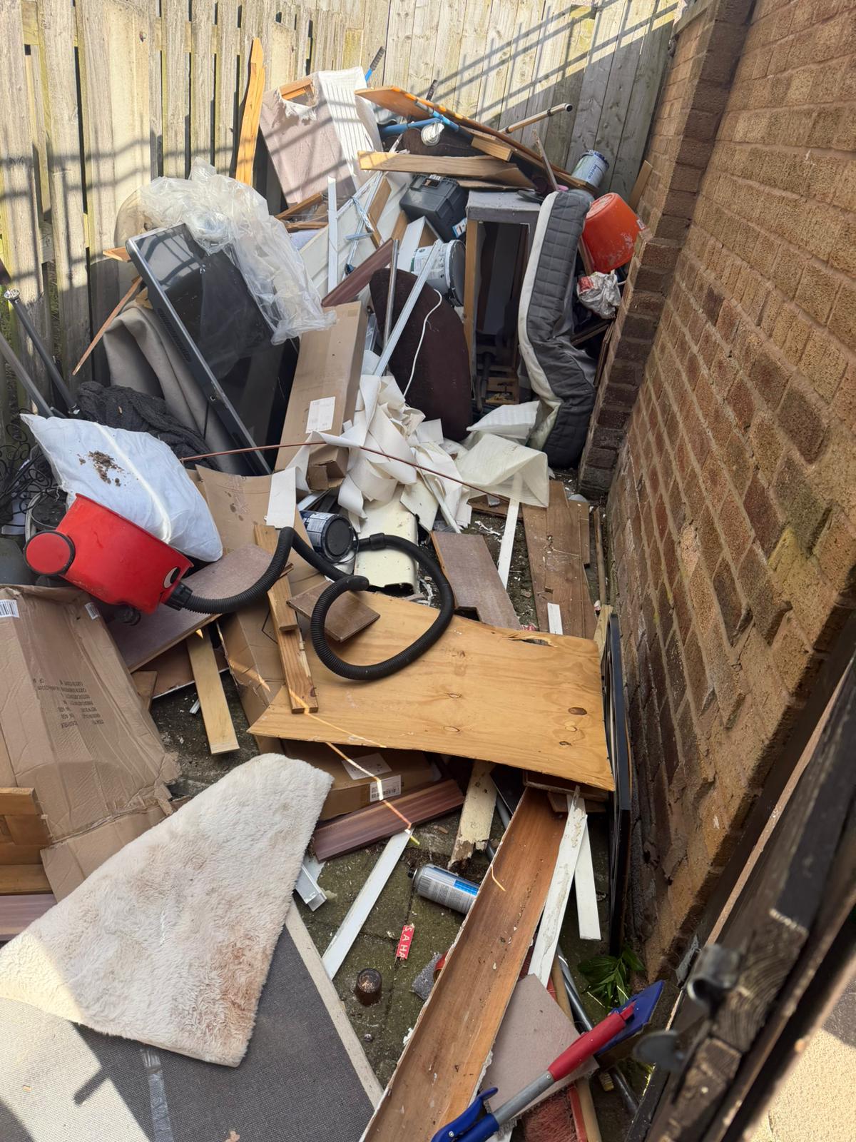 Before — Side Passage Clearance
